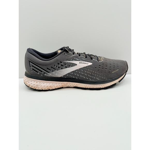 Size 9.5 -‎ Brooks Ghost 13 Womens Gray Lace-Up Athletic Sneaker 120338-1B-062 - Picture 1 of 7